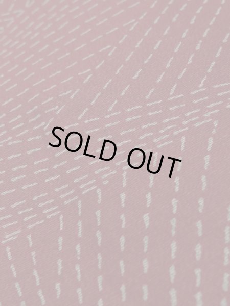 画像9: K1203Q Mint  道行 女性用着物  化繊   えんじ, 抽象的模様 【中古】 【USED】 【リサイクル】 ★★★★☆ (9)