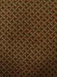 画像4: K1203R Mint  道行 女性用着物  シルク（正絹）   ブラウン（茶色）, 幾何学模様 【中古】 【USED】 【リサイクル】 ★★★★☆ (4)