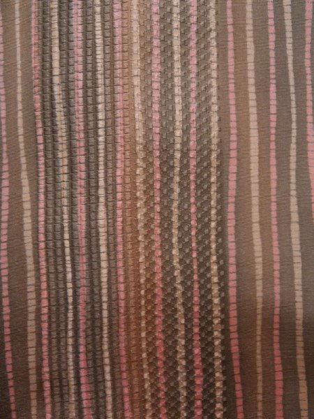 画像5: K1203U Mint  道行 女性用着物  シルク(正絹) 淡い  ブラウン(茶色), 線 【中古】 【USED】 【リサイクル】 ★★★★☆ (5)