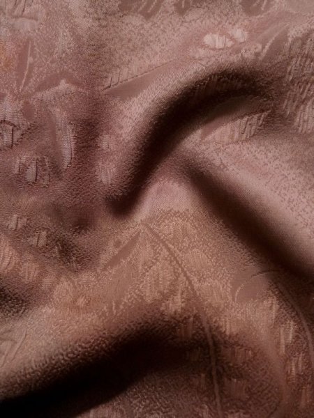 画像11: K1203W Mint  道行 女性用着物  シルク(正絹) 淡い 茶色がかった ピンク,  【中古】 【USED】 【リサイクル】 ★★★★☆ (11)