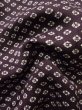 画像9: K1203Y Mint  道行 女性用着物  シルク（正絹） 深い  紫, 花 【中古】 【USED】 【リサイクル】 ★★★★☆ (9)