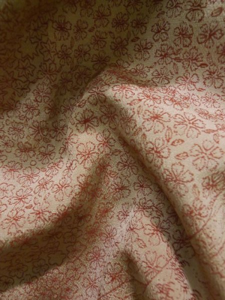 画像11: K1204B  道行 女性用着物  シルク(正絹)   白, 花 【中古】 【USED】 【リサイクル】 ★★☆☆☆ (11)