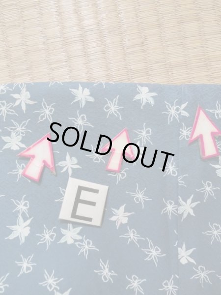 画像18: K1209I  羽織 女性用着物  化繊 淡い  水色, 花 【中古】 【USED】 【リサイクル】 ★★☆☆☆ (18)