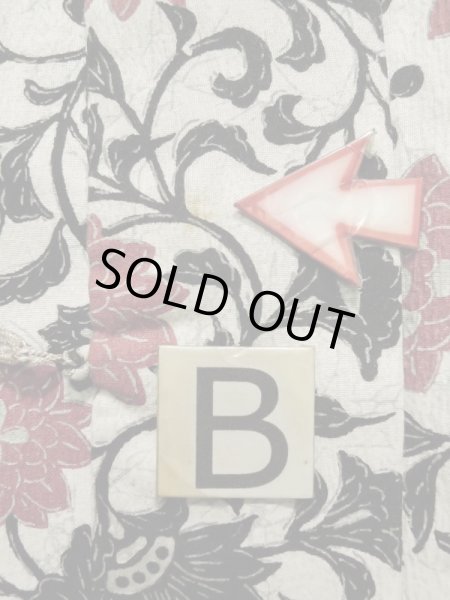 画像15: K1209J  羽織 女性用着物 更紗 化繊   白,  【中古】 【USED】 【リサイクル】 ★★☆☆☆ (15)