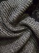 画像11: K1209R  羽織 女性用着物  シルク（正絹） ヘザー（杢）  黒, 抽象的模様 【中古】 【USED】 【リサイクル】 ★★☆☆☆ (11)