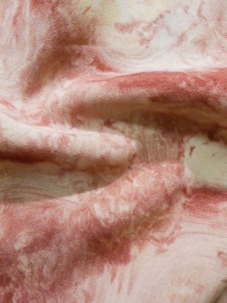 画像12: K1209V  羽織 女性用着物  シルク(正絹)   ピンク, 抽象的模様 【中古】 【USED】 【リサイクル】 ★★★☆☆ (12)