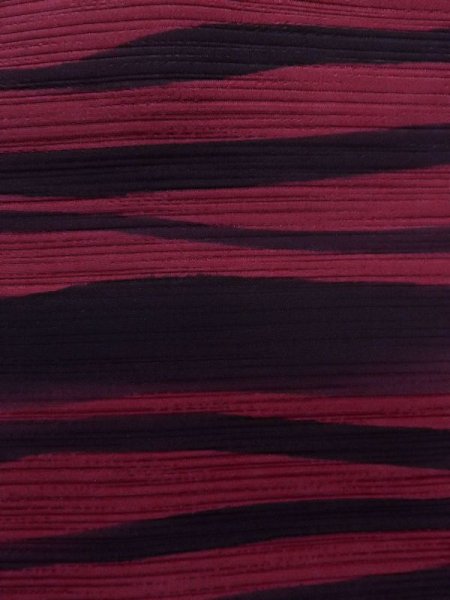 画像5: K1210B Mint  道行 女性用着物  シルク(正絹)   えんじ, 線 【中古】 【USED】 【リサイクル】 ★★★★☆ (5)