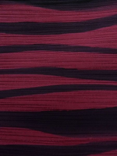 画像6: K1210B Mint  道行 女性用着物  シルク(正絹)   えんじ, 線 【中古】 【USED】 【リサイクル】 ★★★★☆ (6)