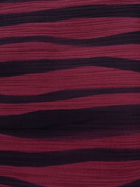 画像7: K1210B Mint  道行 女性用着物  シルク(正絹)   えんじ, 線 【中古】 【USED】 【リサイクル】 ★★★★☆ (7)