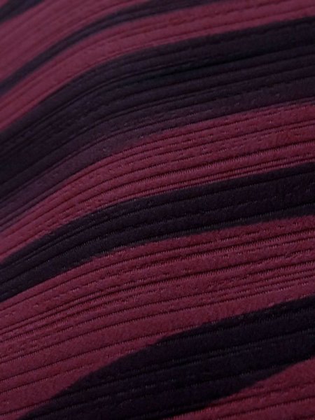 画像10: K1210B Mint  道行 女性用着物  シルク(正絹)   えんじ, 線 【中古】 【USED】 【リサイクル】 ★★★★☆ (10)