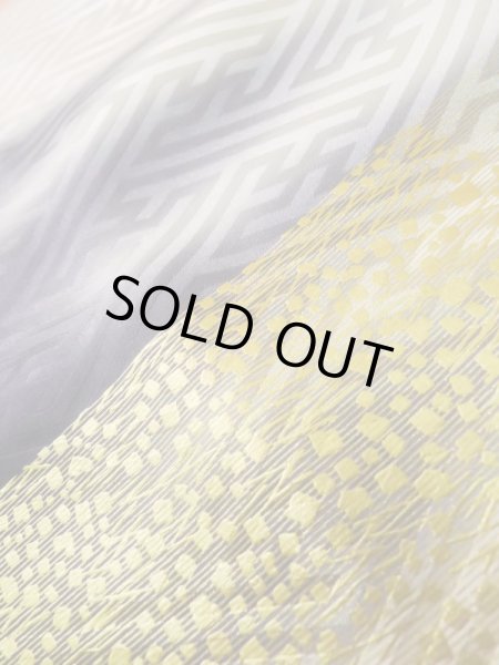 画像14: K1222B  振袖 女性用着物  シルク(正絹) 淡い 薄い ローズ, ぼたん 【中古】 【USED】 【リサイクル】 ★★★★☆ (14)