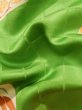 画像16: K1222E  振袖 女性用着物  シルク（正絹） 淡い  黄緑色, 菊 【中古】 【USED】 【リサイクル】 ★★☆☆☆ (16)