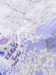 画像11: K1222F Mint  振袖 女性用着物  シルク（正絹）   紫, ぼたん 【中古】 【USED】 【リサイクル】 ★★★★☆ (11)