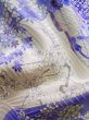 画像17: K1222F Mint  振袖 女性用着物  シルク（正絹）   紫, ぼたん 【中古】 【USED】 【リサイクル】 ★★★★☆ (17)