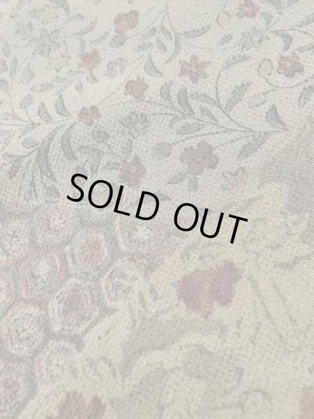 画像9: K1223C  小紋 女性用着物  シルク(正絹) 淡い  マルチカラー, 氷割 【中古】 【USED】 【リサイクル】 ★★★☆☆ (9)