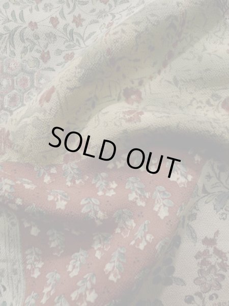 画像12: K1223C  小紋 女性用着物  シルク(正絹) 淡い  マルチカラー, 氷割 【中古】 【USED】 【リサイクル】 ★★★☆☆ (12)