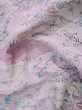画像14: L0119N  小紋 女性用着物  化繊 淡い  ピンク, 花 【中古】 【USED】 【リサイクル】 ★★★★★ (14)