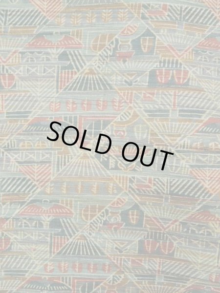 画像6: L0119P  小紋 女性用着物  シルク(正絹) スモーキーな 淡い カーキ, 家 【中古】 【USED】 【リサイクル】 ★★★★☆ (6)