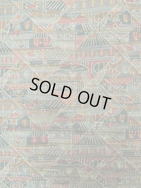 画像7: L0119P  小紋 女性用着物  シルク(正絹) スモーキーな 淡い カーキ, 家 【中古】 【USED】 【リサイクル】 ★★★★☆ (7)