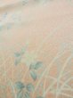 画像10: L0119W  小紋 女性用着物  シルク（正絹） シャイニーな 淡い ピンク, 花 【中古】 【USED】 【リサイクル】 ★★☆☆☆ (10)