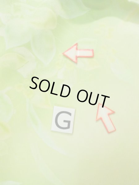 画像21: L0120D  小紋 女性用着物  シルク（正絹） シャイニーな クリーミーな 黄緑色, 花 【中古】 【USED】 【リサイクル】 ★★☆☆☆ (21)