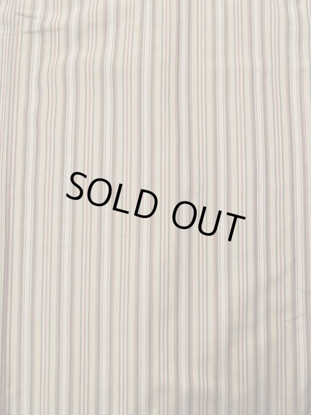 画像4: L0126P  織 女性用着物  シルク（正絹） スモーキーな 淡い クリーム, 縞 【中古】 【USED】 【リサイクル】 ★★★☆☆ (4)