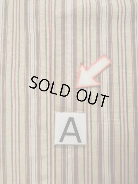 画像12: L0126P  織 女性用着物  シルク（正絹） スモーキーな 淡い クリーム, 縞 【中古】 【USED】 【リサイクル】 ★★★☆☆ (12)