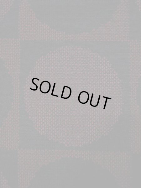 画像5: L0126S  織 女性用着物  シルク(正絹) ダークな  えんじ, 丸 【中古】 【USED】 【リサイクル】 ★★★☆☆ (5)