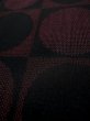 画像7: L0126S  織 女性用着物  シルク（正絹） ダークな  えんじ, 丸 【中古】 【USED】 【リサイクル】 ★★★☆☆ (7)
