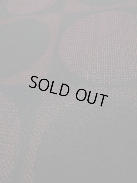 画像7: L0126S  織 女性用着物  シルク(正絹) ダークな  えんじ, 丸 【中古】 【USED】 【リサイクル】 ★★★☆☆ (7)