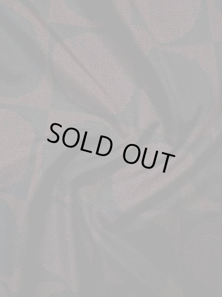 画像9: L0126S  織 女性用着物  シルク(正絹) ダークな  えんじ, 丸 【中古】 【USED】 【リサイクル】 ★★★☆☆ (9)