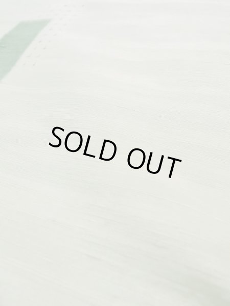 画像10: L0126V  織 女性用着物  シルク(正絹) スモーキーな シャーベット グリーン(緑), 四角 【中古】 【USED】 【リサイクル】 ★★☆☆☆ (10)