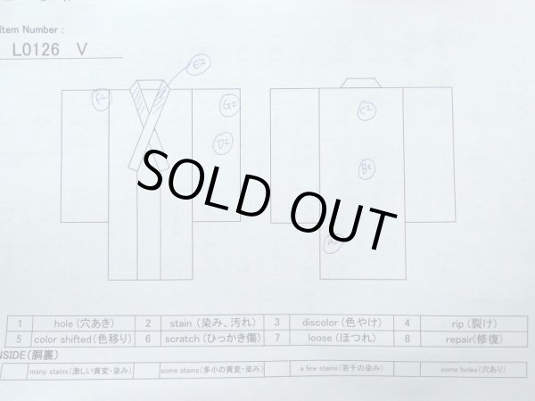 画像12: L0126V  織 女性用着物  シルク(正絹) スモーキーな シャーベット グリーン(緑), 四角 【中古】 【USED】 【リサイクル】 ★★☆☆☆ (12)
