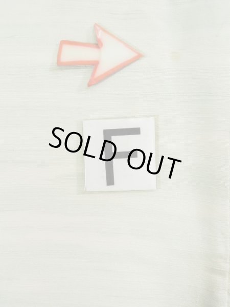 画像18: L0126V  織 女性用着物  シルク(正絹) スモーキーな シャーベット グリーン(緑), 四角 【中古】 【USED】 【リサイクル】 ★★☆☆☆ (18)