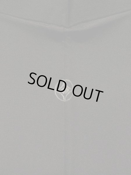 画像7: L0202K  羽織 女性用着物  シルク(正絹)   黒, 花 【中古】 【USED】 【リサイクル】 ★★★☆☆ (7)