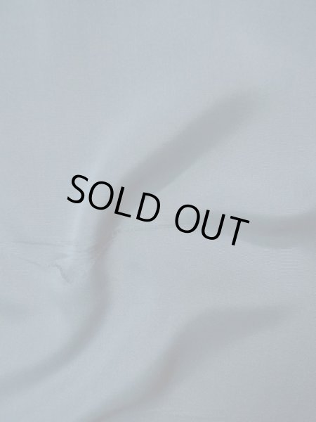 画像11: L0202Q  羽織 女性用着物  シルク（正絹） スモーキーな 淡い 青, 鳥 【中古】 【USED】 【リサイクル】 ★★★☆☆ (11)