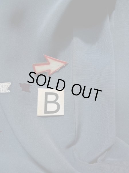 画像15: L0202Q  羽織 女性用着物  シルク（正絹） スモーキーな 淡い 青, 鳥 【中古】 【USED】 【リサイクル】 ★★★☆☆ (15)