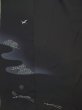 画像13: L0204C  留袖 女性用着物  シルク（正絹）   黒, 松/松葉 【中古】 【USED】 【リサイクル】 ★★★☆☆ (13)