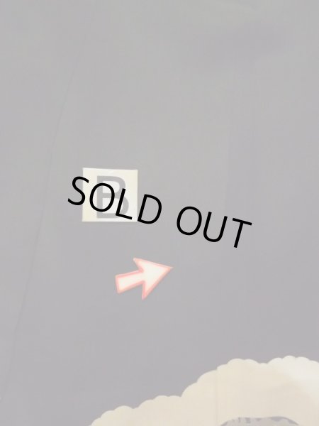 画像20: L0204E  留袖 女性用着物  シルク(正絹)   黒, 菊 【中古】 【USED】 【リサイクル】 ★★★☆☆ (20)