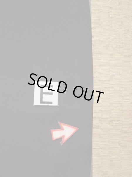 画像23: L0204E  留袖 女性用着物  シルク(正絹)   黒, 菊 【中古】 【USED】 【リサイクル】 ★★★☆☆ (23)