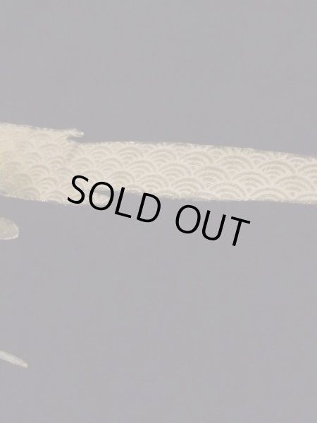 画像11: L0204I  留袖 女性用着物 霞文、雉柄 シルク（正絹）   黒, 梅 【中古】 【USED】 【リサイクル】 ★★★☆☆ (11)