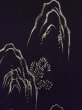 画像8: L0204J  留袖 女性用着物  シルク（正絹）   黒, 松/松葉 【中古】 【USED】 【リサイクル】 ★☆☆☆☆ (8)