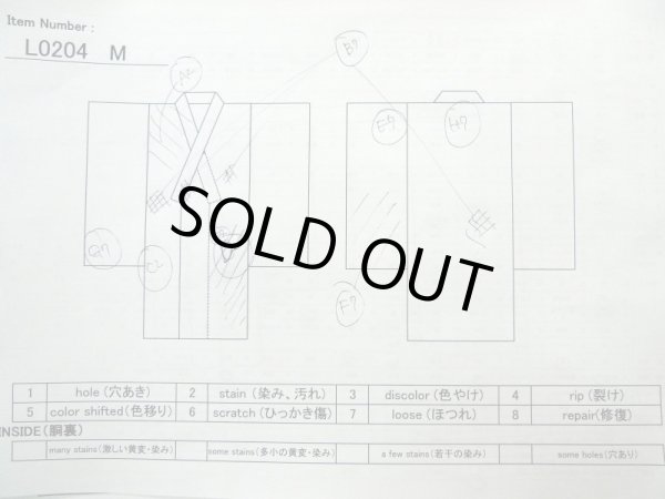 画像22: L0204M  振袖 女性用着物  シルク(正絹)   黒, 梅 【中古】 【USED】 【リサイクル】 ★★☆☆☆ (22)