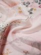 画像14: L0204S Mint  振袖 女性用着物  シルク（正絹） 淡い 薄い ピンク, 花 【中古】 【USED】 【リサイクル】 ★★★★★ (14)