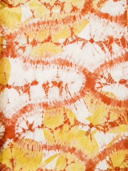 画像6: L0204T  振袖 女性用着物  シルク(正絹)   オフ ホワイト, 花 【中古】 【USED】 【リサイクル】 ★★★★☆ (6)