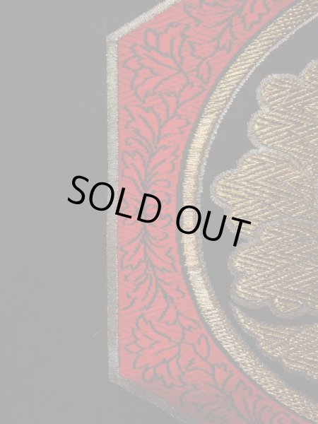 画像6: L0216L 袋帯 女性用着物 シルク（正絹）   黒 花 【中古】 【USED】 【リサイクル】 ★★★★☆ (6)