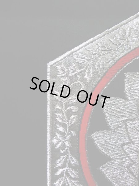 画像9: L0216L 袋帯 女性用着物 シルク（正絹）   黒 花 【中古】 【USED】 【リサイクル】 ★★★★☆ (9)