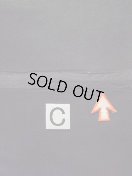 画像14: L0216X 袋帯 女性用着物 シルク(正絹)   黒 花 【中古】 【USED】 【リサイクル】 ★☆☆☆☆ (14)