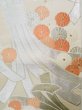 画像4: L0219C 袋帯 女性用着物 シルク（正絹）   オフ　ホワイト 菊 【中古】 【USED】 【リサイクル】 ★★★☆☆ (4)