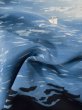 画像16: L0224E  留袖 女性用着物 帆船柄 シルク（正絹）   黒, 風景 【中古】 【USED】 【リサイクル】 ★★☆☆☆ (16)